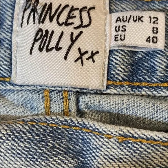 Polly Princess Asymmetrical Waist Jeans - Picture 2 of 4